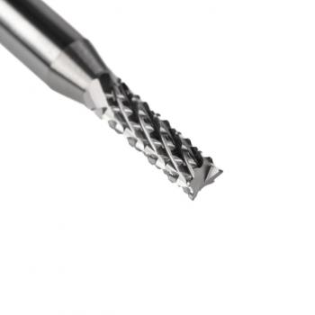 VHM Fräser mit Diamantverzahnung_Detail VHM Fräser mit Diamantverzahnung_Detail